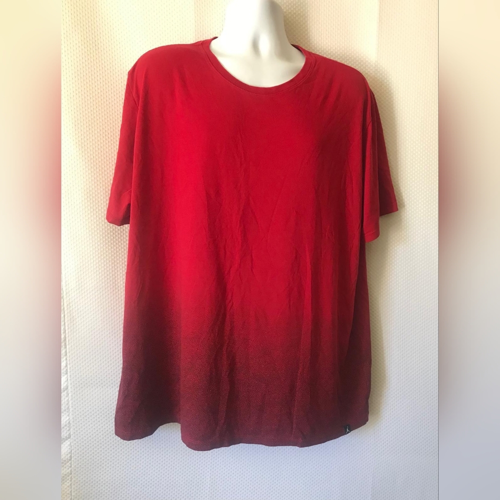 Jordan Men's Red Ombre Short Sleeve Tee